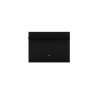 Manhattan Comfort 2PMC70 Tribeca 53.94 Mid-Century Modern TV Panel with Overhead Decor Shelf in Black